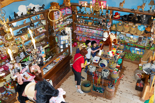 PonyparkCity Souvenir Shop Souvenirs gezin moeder kind Cowboyspullen Ponyspullen Rijkleding